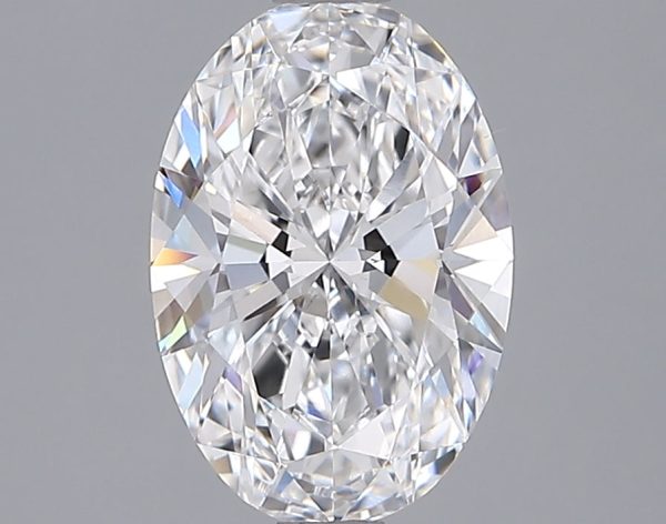 2.00 Carat Oval Cut Lab-Created Diamond Hot on Sale