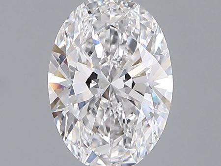 1.34 Carat Oval Cut Lab-Created Diamond For Sale