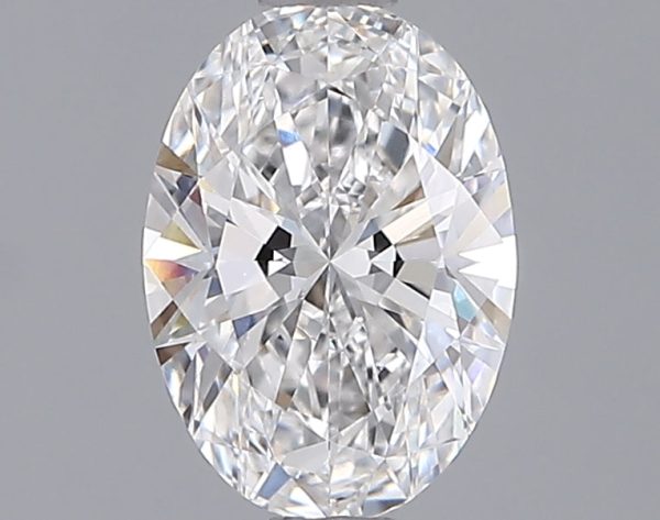 1.34 Carat Oval Cut Lab-Created Diamond For Sale