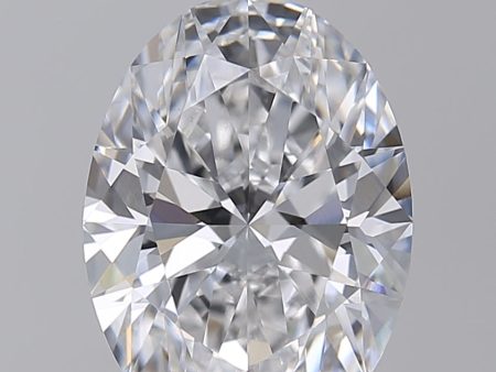 4.03 Carat Oval Cut Lab-Created Diamond Online Hot Sale