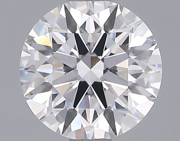 1.29 Carat Round Cut Lab-Created Diamond on Sale