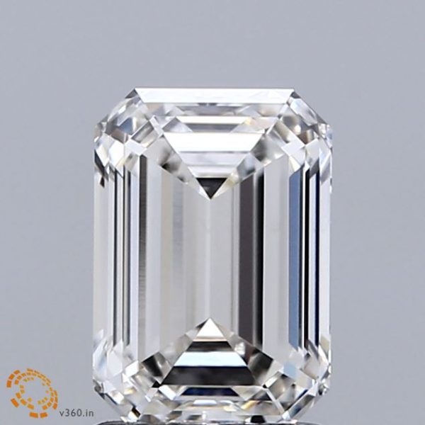 1.63 Carat Emerald Cut Lab-Created Diamond Fashion