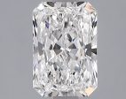 1.52 Carat Radiant Cut Lab-Created Diamond For Sale