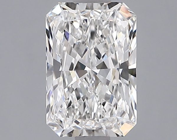 1.52 Carat Radiant Cut Lab-Created Diamond For Sale