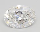 3.00 Carat Oval Cut Lab-Created Diamond For Discount