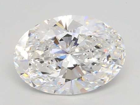 3.00 Carat Oval Cut Lab-Created Diamond For Discount