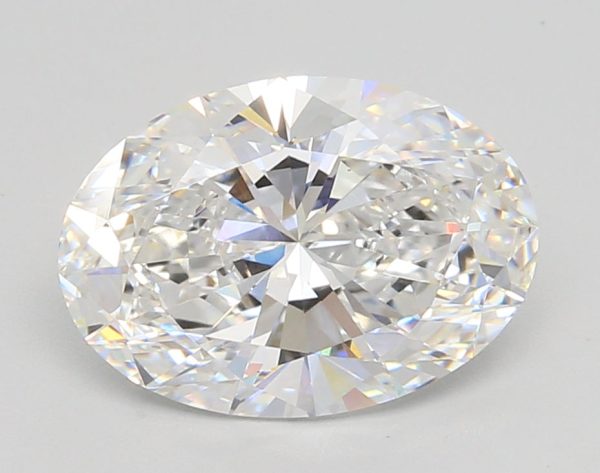 3.00 Carat Oval Cut Lab-Created Diamond For Discount