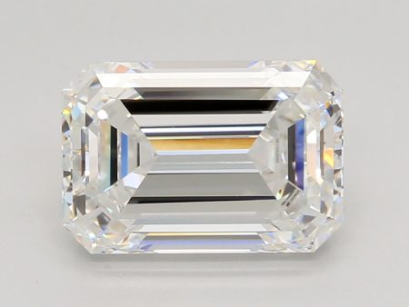 4.04 Carat Emerald Cut Lab-Created Diamond Discount