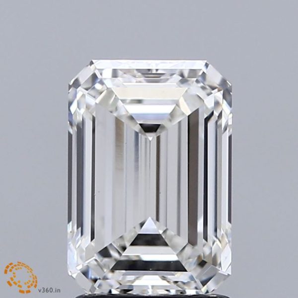 2.05 Carat Emerald Cut Lab-Created Diamond Sale