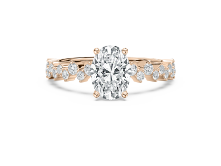 Brisa Oval Engagement Ring Hot on Sale