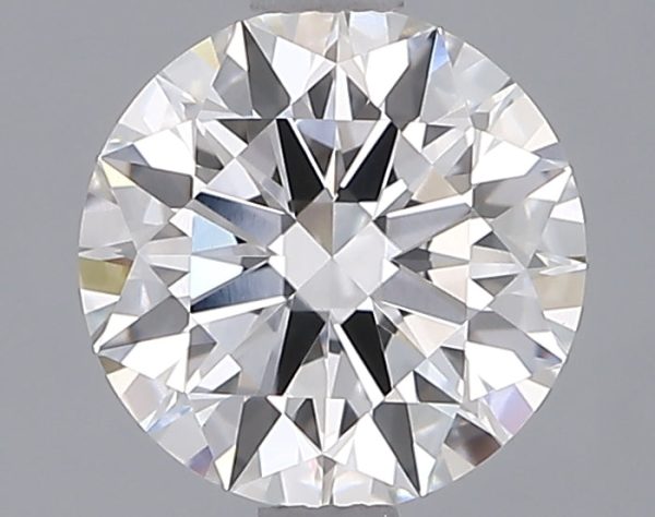 1.77 Carat Round Cut Lab-Created Diamond For Sale