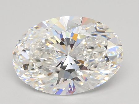 4.01 Carat Oval Cut Lab-Created Diamond on Sale