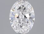 1.95 Carat Oval Cut Lab-Created Diamond For Sale