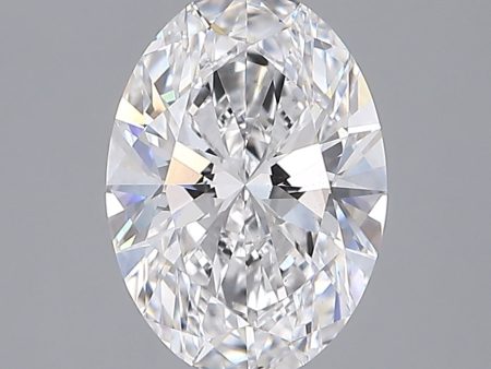 1.95 Carat Oval Cut Lab-Created Diamond For Sale