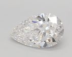 1.24 Carat Pear Cut Lab-Created Diamond Hot on Sale