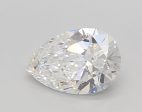 1.00 Carat Pear Cut Lab-Created Diamond For Sale