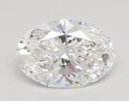 4.08 Carat Oval Cut Lab-Created Diamond Online Hot Sale