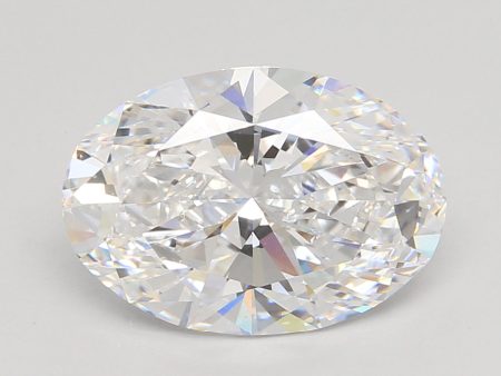 4.08 Carat Oval Cut Lab-Created Diamond Online Hot Sale