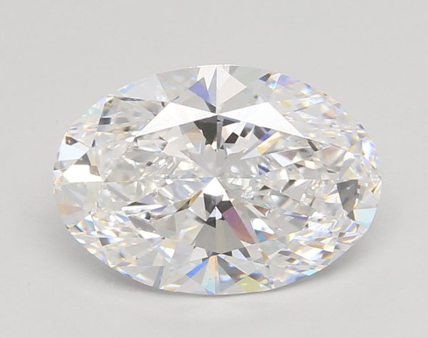 4.08 Carat Oval Cut Lab-Created Diamond Online Hot Sale