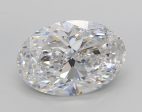 10.00 Carat Oval Cut Lab-Created Diamond on Sale