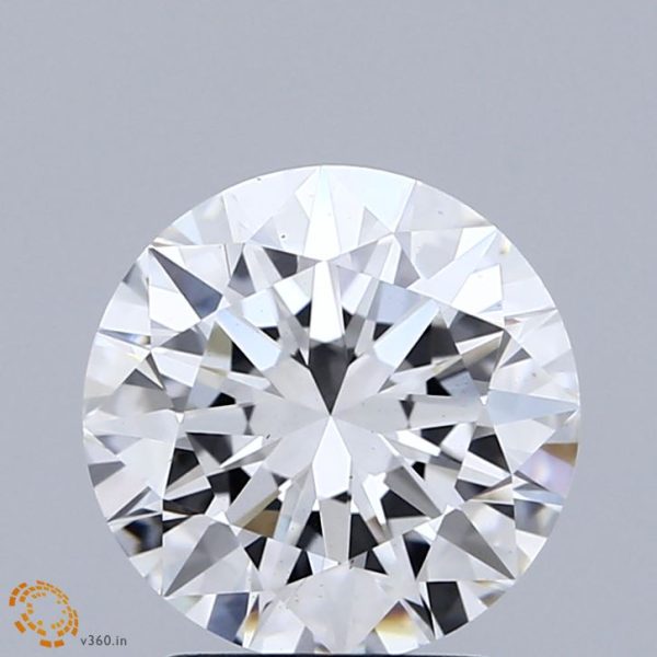 2.19 Carat Round Cut Lab-Created Diamond Online now