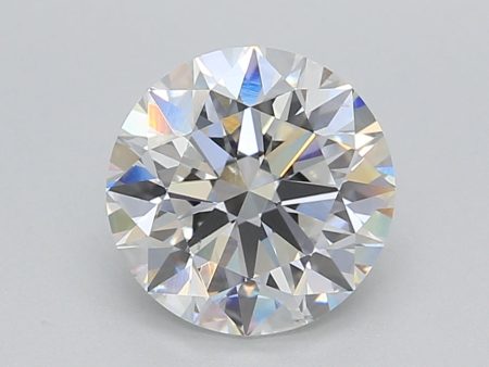 2.00 Carat Round Cut Lab-Created Diamond For Sale