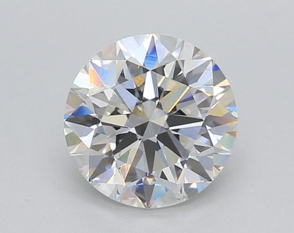 2.00 Carat Round Cut Lab-Created Diamond For Sale