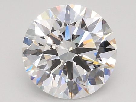 2.52 Carat Round Cut Lab-Created Diamond For Sale