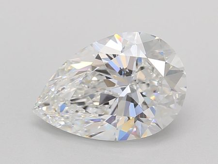 1.95 Carat Pear Cut Lab-Created Diamond For Sale