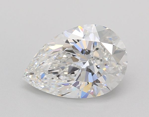 1.95 Carat Pear Cut Lab-Created Diamond For Sale