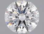 1.57 Carat Round Cut Lab-Created Diamond on Sale