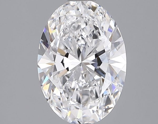 2.03 Carat Oval Cut Lab-Created Diamond Sale