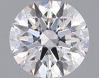 1.24 Carat Round Cut Lab-Created Diamond For Sale