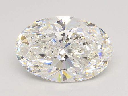 4.09 Carat Oval Cut Lab-Created Diamond Discount