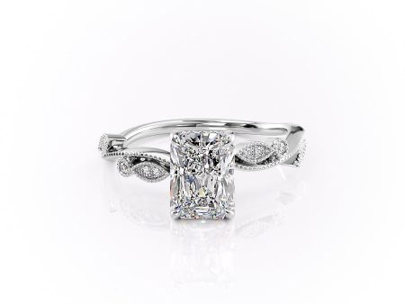 The Robin Set With A 4.5 Carat Radiant Moissanite Hot on Sale