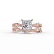 The Daisy Set With A 2 Carat Princess Moissanite For Discount