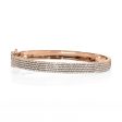 5 Row Pave Bangle Hot on Sale