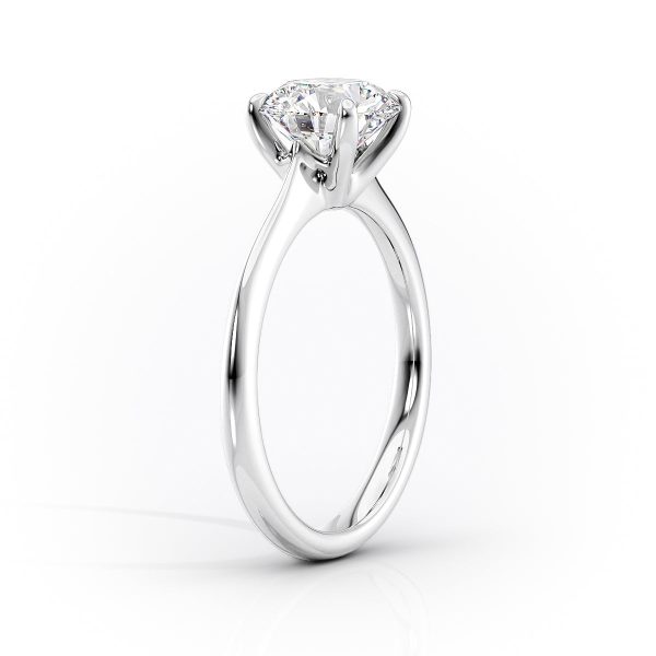 The Katelyn Set With A 5 Carat Round Moissanite on Sale