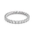 1.5ct Round Trellis Eternity For Sale