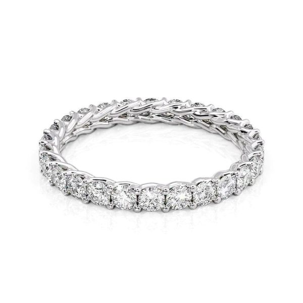 1.5ct Round Trellis Eternity For Sale