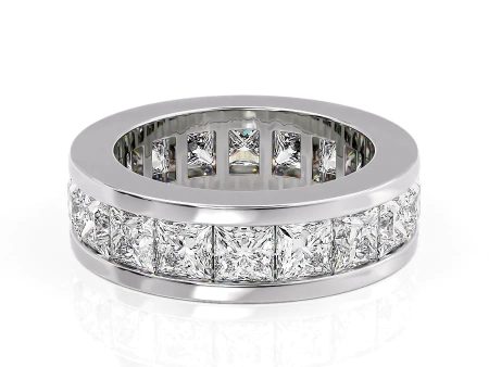 5.5ct Princess Channel Eternity For Sale