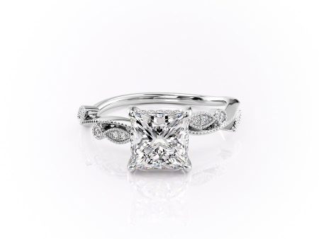 The Robin Set With A 3.5 Carat Princess Moissanite Online