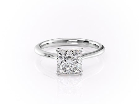 The Katelyn Set With A 3 Carat Princess Moissanite Cheap