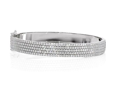 5 Row Pave Bangle Supply