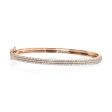 3 Row Pave Bangle Online Sale