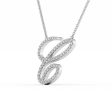 Pave Initial Pendant Cheap