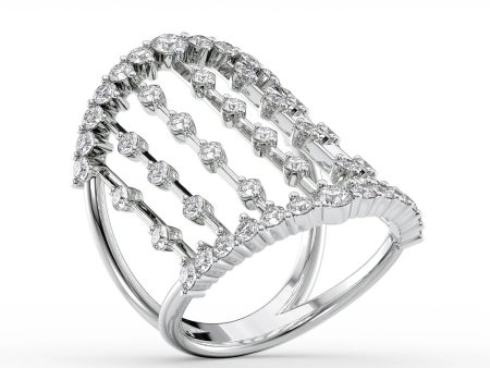 Distance Diamond Ring For Sale