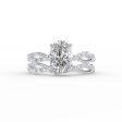 The Daisy Set With A 1 Carat Oval Moissanite Online